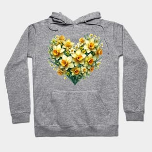 Heart Shaped Flowers Hoodie